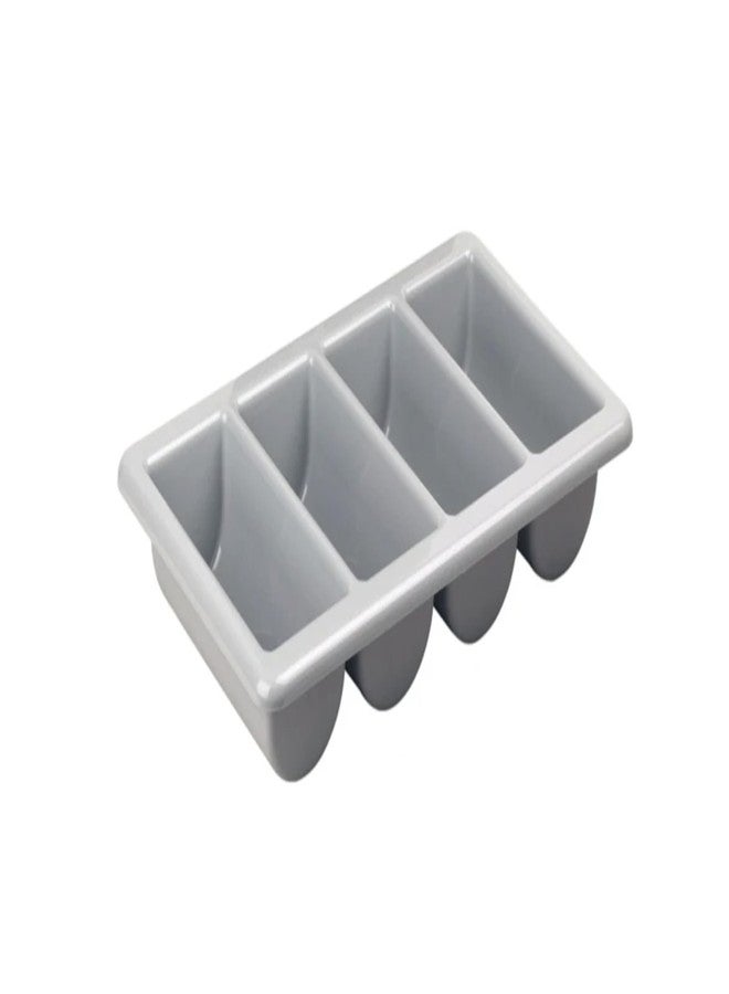 ProKitchen.Homes Prokitchen 4 Compartment Cutlery Rack, Kitchen Cutlery Organizer Tray for Forks, Knives, and Spoons, Durable and Compact Spoon Fork Holder Ideal for Home and Professional Kitchens - Image 1